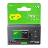 Batteria GP Ultra Plus Alcalina 9V: 1604 AUP/LR20 Confezone da 1 batteria