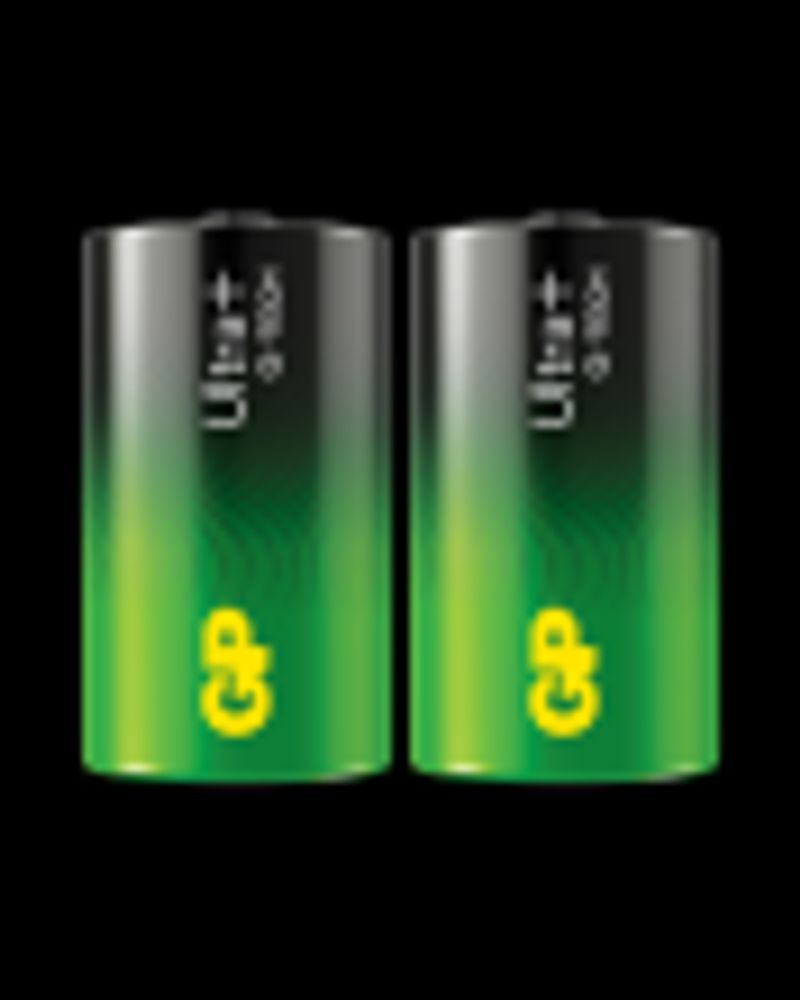 Batterie GP Ultra Plus Alcaline Mezza torcia C: 13 AUP/LR20 Confezone da 2 batterie