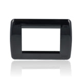 VIMAR 16763.16 - Placca Rondò 3M nero (Idea)
