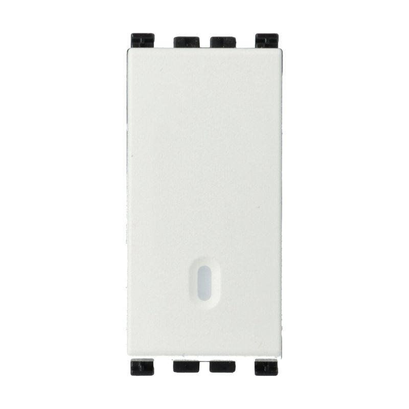 VIMAR 19008.B - Pulsante 1P NO 10A Bianco (Arkè)