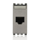 VIMAR 19339.11.M - Presa RJ45 Netsafe Cat5e UTP Metal (Arkè)