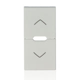 VIMAR 19755.2.B - Due mezzi tasti 1 modulo simboli frecce bianco - Arke
