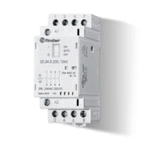 FINDER 223400244320 - Contattore Modulare Finder 25A 4NO Bobina 24V AC/DC LED