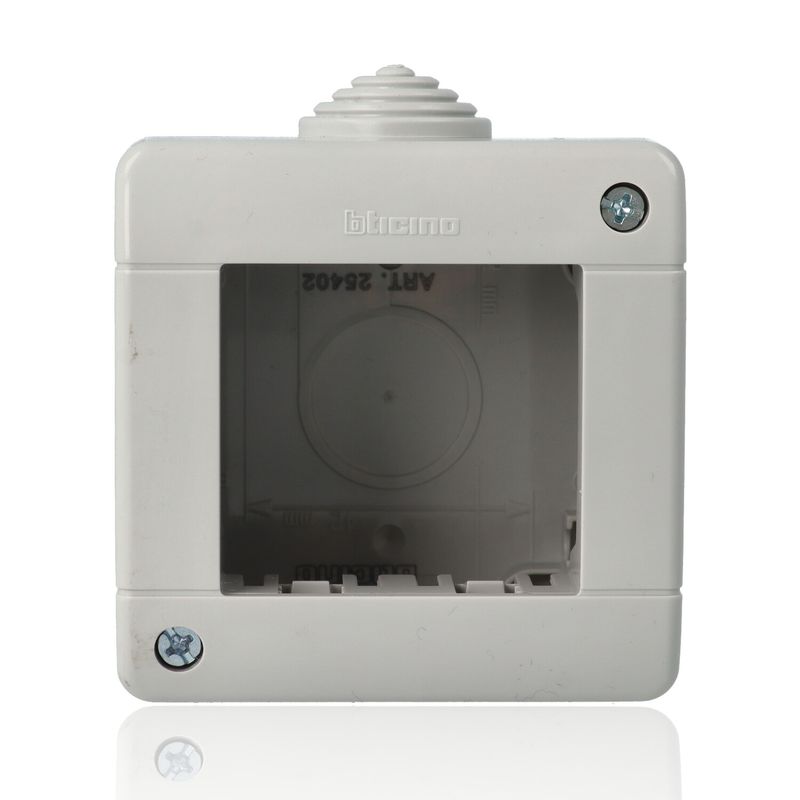 BTICINO 25402 - Custodia Ip40 Composta Da Base E Coperchio - 2 Moduli  - Matix
