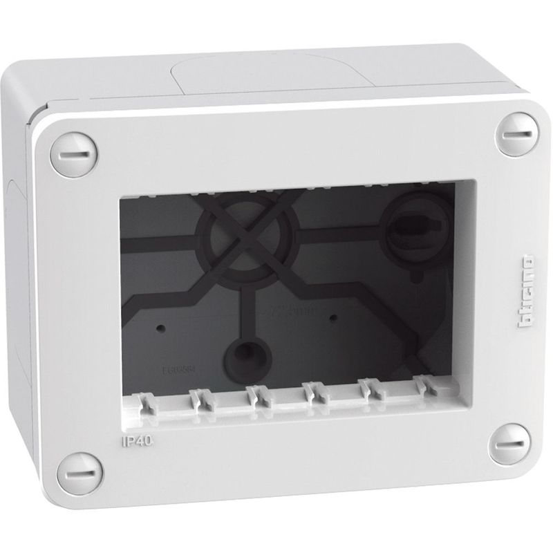 BTICINO 28403W - Scatola stagna 3 moduli IP40 Bianco - MatixGo