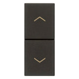 VIMAR 30062.G - Due pulsanti interbl. NO+NO 10A nero