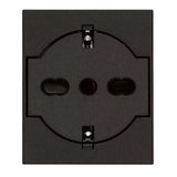 VIMAR 30211.G - Presa 2P+T P40 Universale A Filo Nero