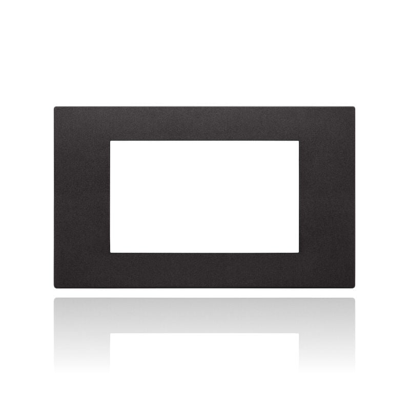 VIMAR 30654.02 - Placca 4M - Nero - Linea
