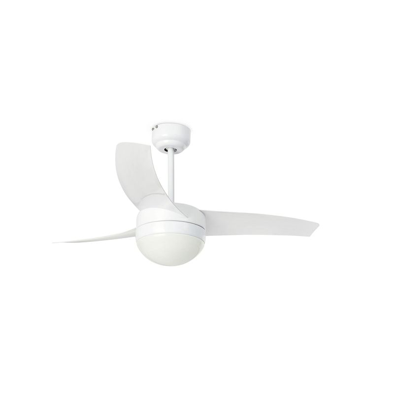 FARO BARCELONA 33415 - Ventilatore da soffitto con luce Easy - Bianco