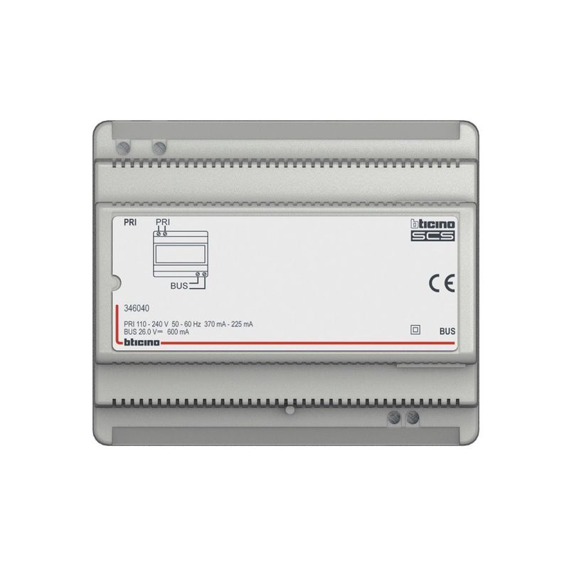 BTICINO 346040 - Alimentatore per impianti audio 2 fili