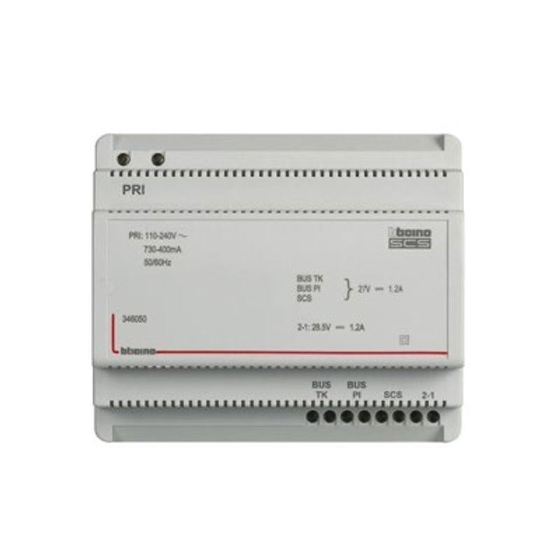BTICINO 346050 - Alimentatore BUS-SCS per impianti audio e video 2 fili