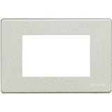 BTICINO 503/3A/X - Placca 3 moduli Alluminio, Matix
