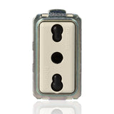 BTICINO 5180 - Presa Bipasso Standard Italia 2P+T 10/16 A 250 Vac Con Alveoli Schermati - Interasse 19 E 26 Mm - Magic