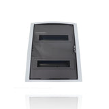SOLERA 5250PFHGW - Centralino da arredo da Incasso per pareti leggere con Portello - bianco - (14x2) 28M (alternativa Gewiss GW40606pm)