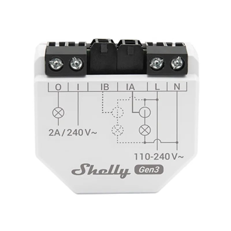 Shelly EM Gen3 - Contatore Energia 2 Canali 80A Wi-Fi
