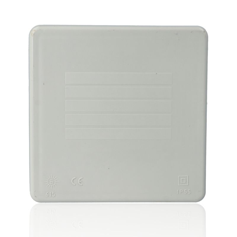 SOLERA 615C - Scatola di derivazione con coperchio a pressione - IP55 - dim. int. 100x100x45 - pareti lisce - Grigio  (alternativa Gewiss GW44234)