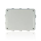SOLERA 616 - Scatola di derivazione con coperchio a vite - IP55 - dim. int. 153x110x55 - pareti con passacavi - Grigio   (alternativa Gewiss GW44006)
