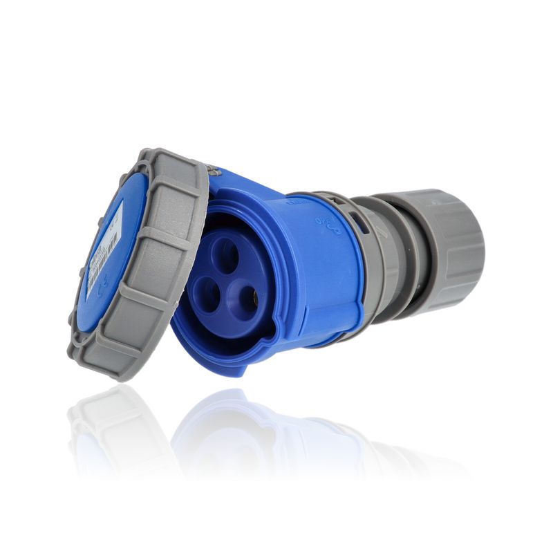 Presa industriale con coperchio, IP67, 2P+T, 16 A, 230V