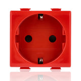 BTICINO A5440/2NR - Presa Standard Tedesco 2P+T 16A 250V - Rosso - Matix