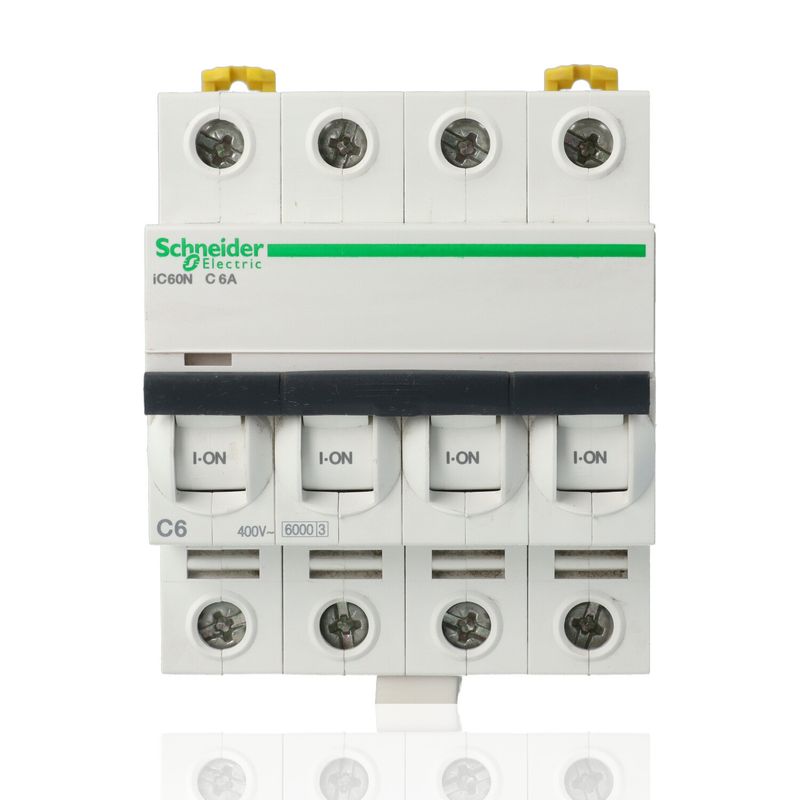 SCHNEIDER A9F79410 - Interruttore Magnetotermico Ic60N 4P C 10A 6000A