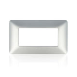 BTICINO AM4804MSL - Placca 4 Moduli - Silver - Materiale Tecnopolimero - Matix