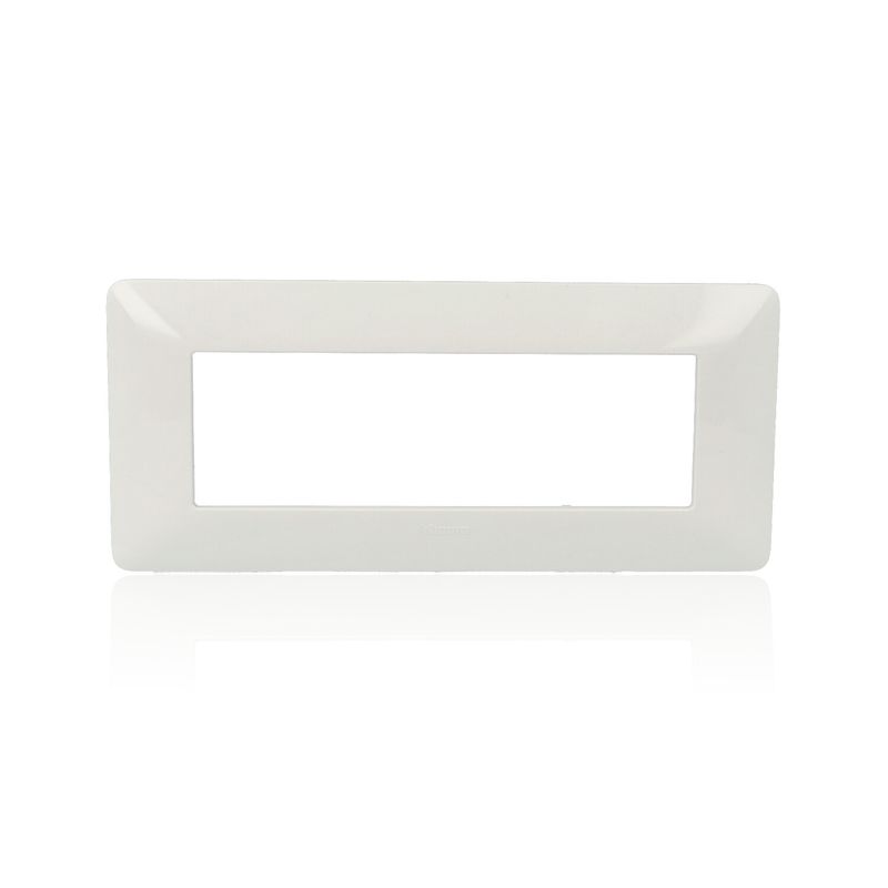BTICINO AM4806BBN - Placca 6 Moduli - Bianco - Materiale Tecnopolimero - Matix
