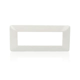 BTICINO AM4806BBN - Placca 6 Moduli - Bianco - Materiale Tecnopolimero - Matix