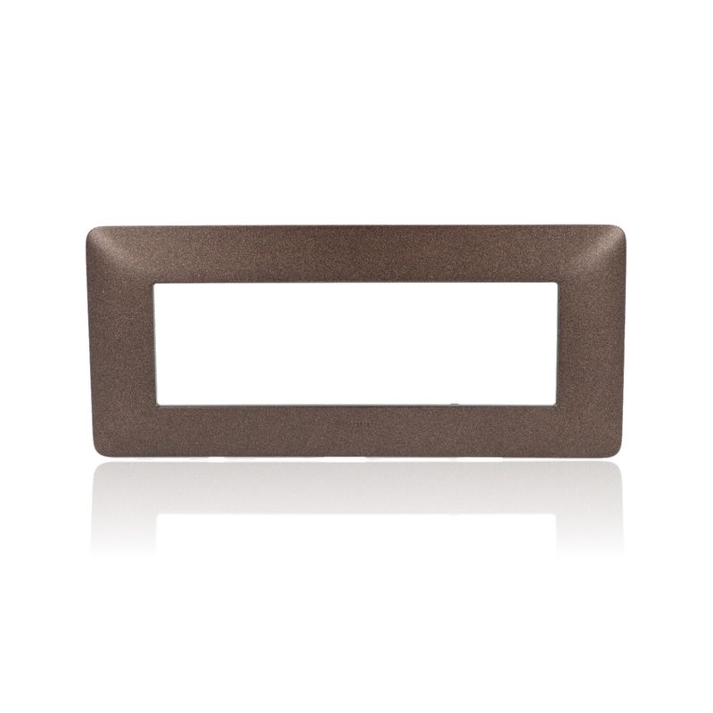 BTICINO AM4806TGG - Placca 6 Moduli - Marrone Caffe - Materiale Tecnopolimero - Matix