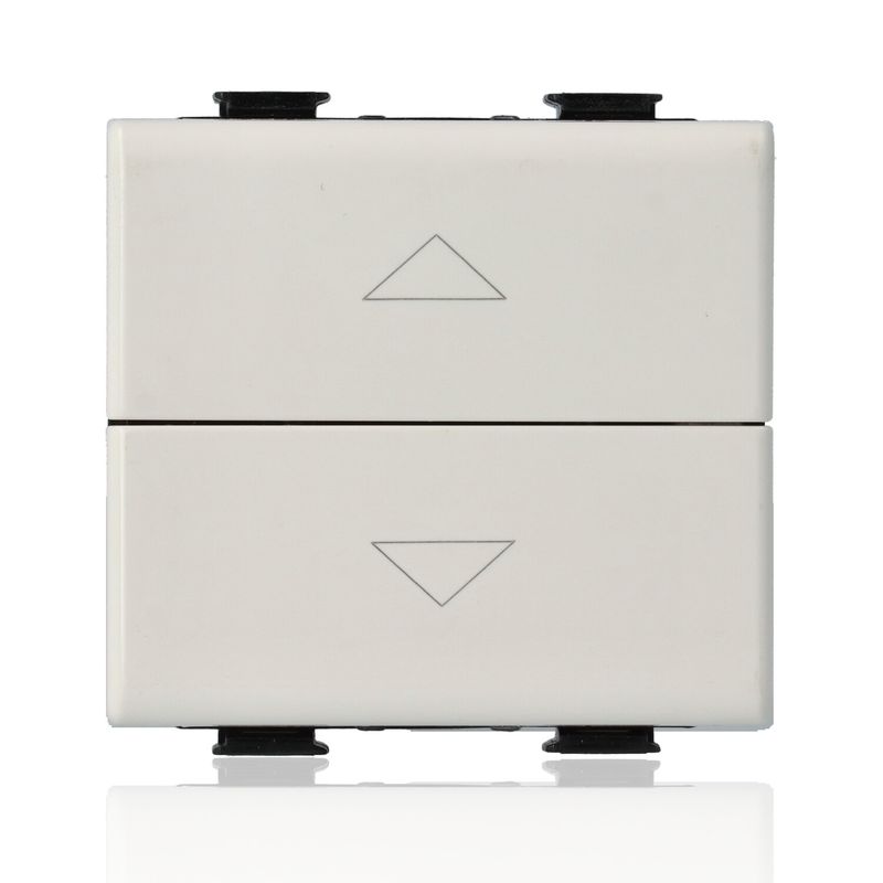 BTICINO AM5052/2 - Commutatore 1P 16A 250V Ac A Doppio Tasto 1-0-2 - Bianco - Matix