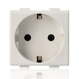 BTICINO AM5440/2 - Presa Standard Tedesco 2P+T 16A 250V Ac Con Alveoli Schermati - Bianco - Matix