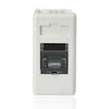 GEWISS GW20251 - Presa Telefonica - Rj11 - Doppino Twistato - Morsetti A Vite - 1 Modulo - System White