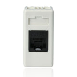 GEWISS GW20271 - Presa Rj45 - 4 Coppie - Categoria 5E - Utp - Toolless - 1 Modulo - System White