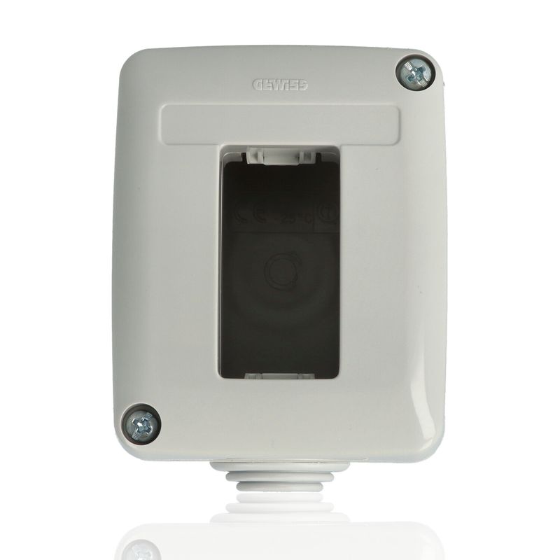 GEWISS GW27001 - Contenitore System 1 Posto Protetto Grigio IP40