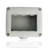 GEWISS GW27003 - Contenitore Per Apparecchi System - Protetto - 3 Posti - Grigio Ral 7035 - IP40