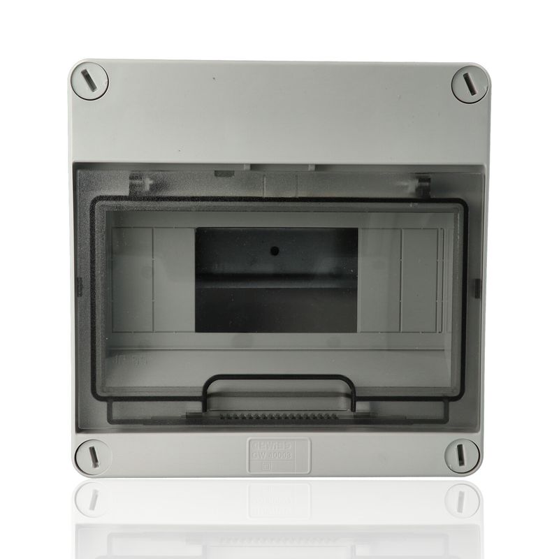 GEWISS GW40003 - Centralino Parete con Portello 8 Moduli IP55 Grigio