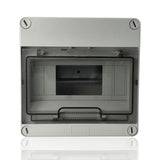 GEWISS GW40003 - Centralino Parete con Portello 8 Moduli IP55 Grigio