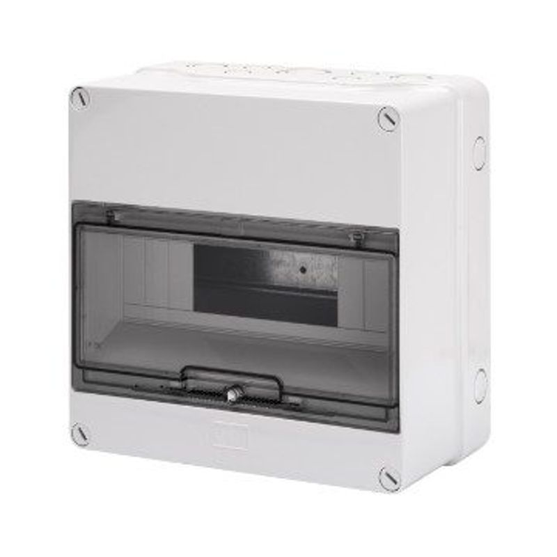 GEWISS GW40005 - Centralino Parete con Portello 12 Moduli IP55 Grigio