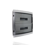 GEWISS GW40233TB - Centralino Arredo Incasso 24+2M Bianco Sportello Fume