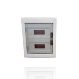 GEWISS GW40606 - Centralino protetto - da Incasso - porta trasparente fumé con telaio estraibile - 24M IP40