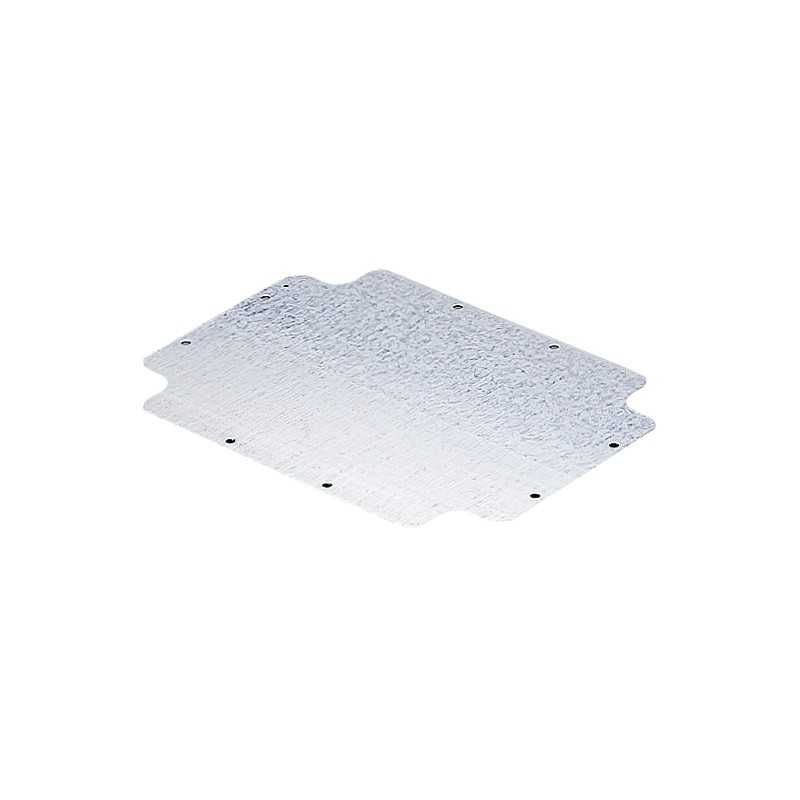 GEWISS GW44617 - Piastra Fondo Lamiera Zincata Cassette 300x220 con Viti