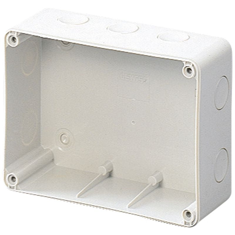 GEWISS GW66677 - Cassetta Parete Gewiss Prese Fisse Orizzontali 16/32A IP44