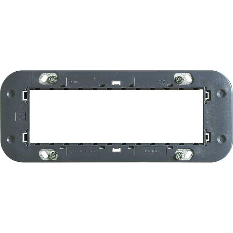 BTICINO H4706 - Supporto in resina caricata vetro a 6 moduli - AXOLUTE