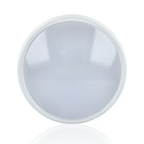 Plafoniera LED tonda, 12W, 220Vac, Luce Naturale, Bianco