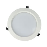 Faretto LED rotondo da incasso diam.228mm, 25W, 220Vac, con regolazione temperatura luce (Calda - Naturale - Fredda) - Dimmerabile - Bianco