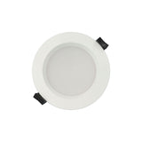 Faretto LED rotondo da incasso diam.110mm, 13W, 220Vac, con regolazione temperatura luce (Calda - Naturale - Fredda) - Dimmerabile - Bianco