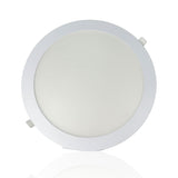 Faretto LED rotondo da incasso ultrasottile diam.300mm, 24W, 220Vac, Luce Calda - Bianco