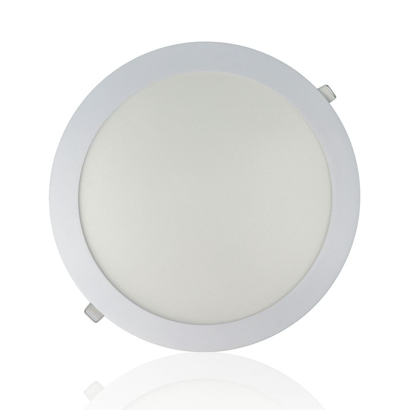 Faretto LED rotondo da incasso ultrasottile diam.300mm, 24W, 220Vac, Luce Naturale - Bianco