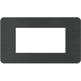 BTICINO JA4804EN - MatixGO - Placca 4P Black Nickel