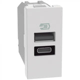 BTICINO JW4191AC - MatixGO - caricatore usb AC 1m bianco