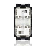 BTICINO K4027 - Commutatore 1P 10 Ax, 250 Va.C., A Doppio Tasto 1-0-2, Non Illuminabile - Now